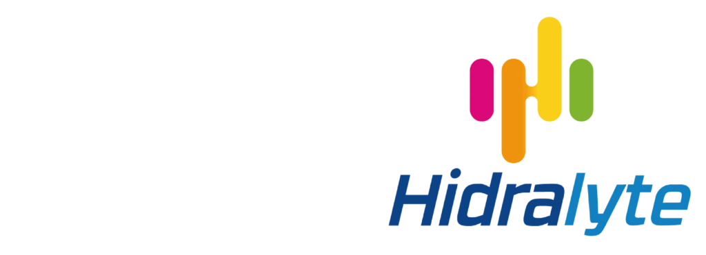 LOGO MARATON BLANCO E HIDRALYTE HORIZONTAL